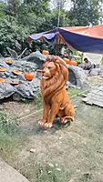 FIBRE LION SCULPTURES